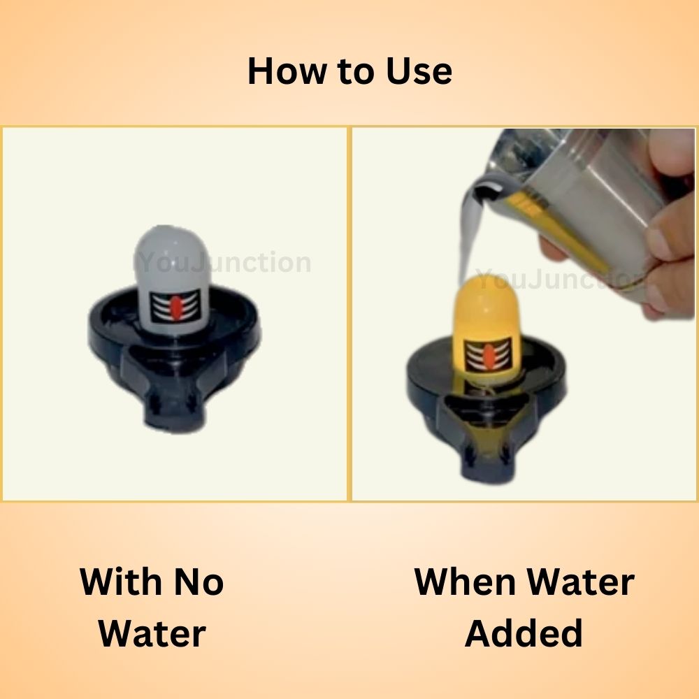 32 in 1 Mantra Chanting Device with Water Sensor Glowing Shivling and Water Sensor Diyas (6,12,24,36) Combo
