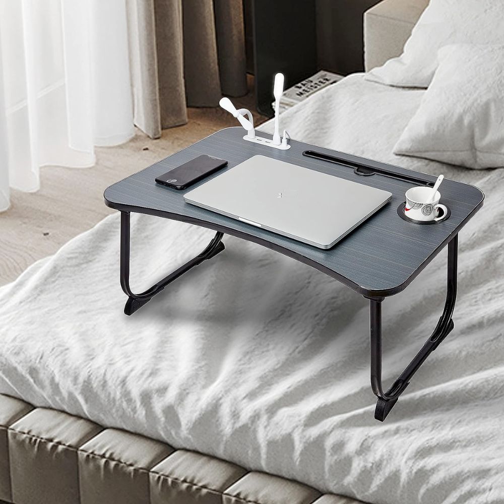Smart Study Table For Bed With USB Port