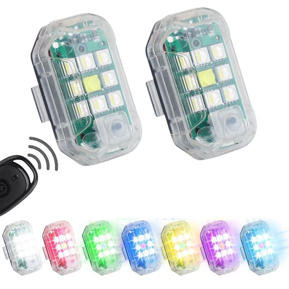 Wireless Remote Control Anti-Collision Led Strobe Lights