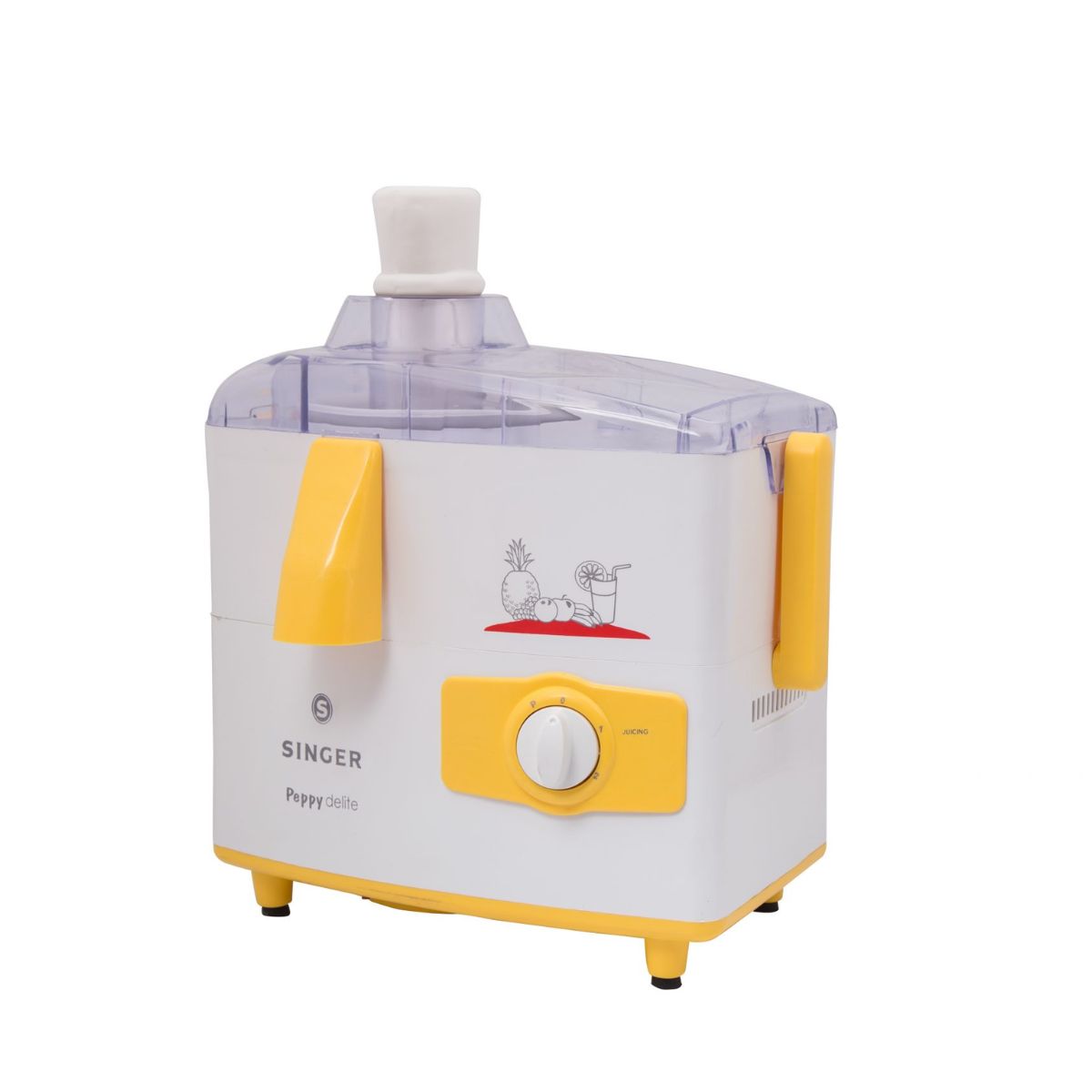 Singer Peppy Delite 500W Juicer Mixer Grinder | 1500ml Liquidizing Jar | 800ml Steel Jar | 3 Speed Control + Pulse | 2 Years Warranty