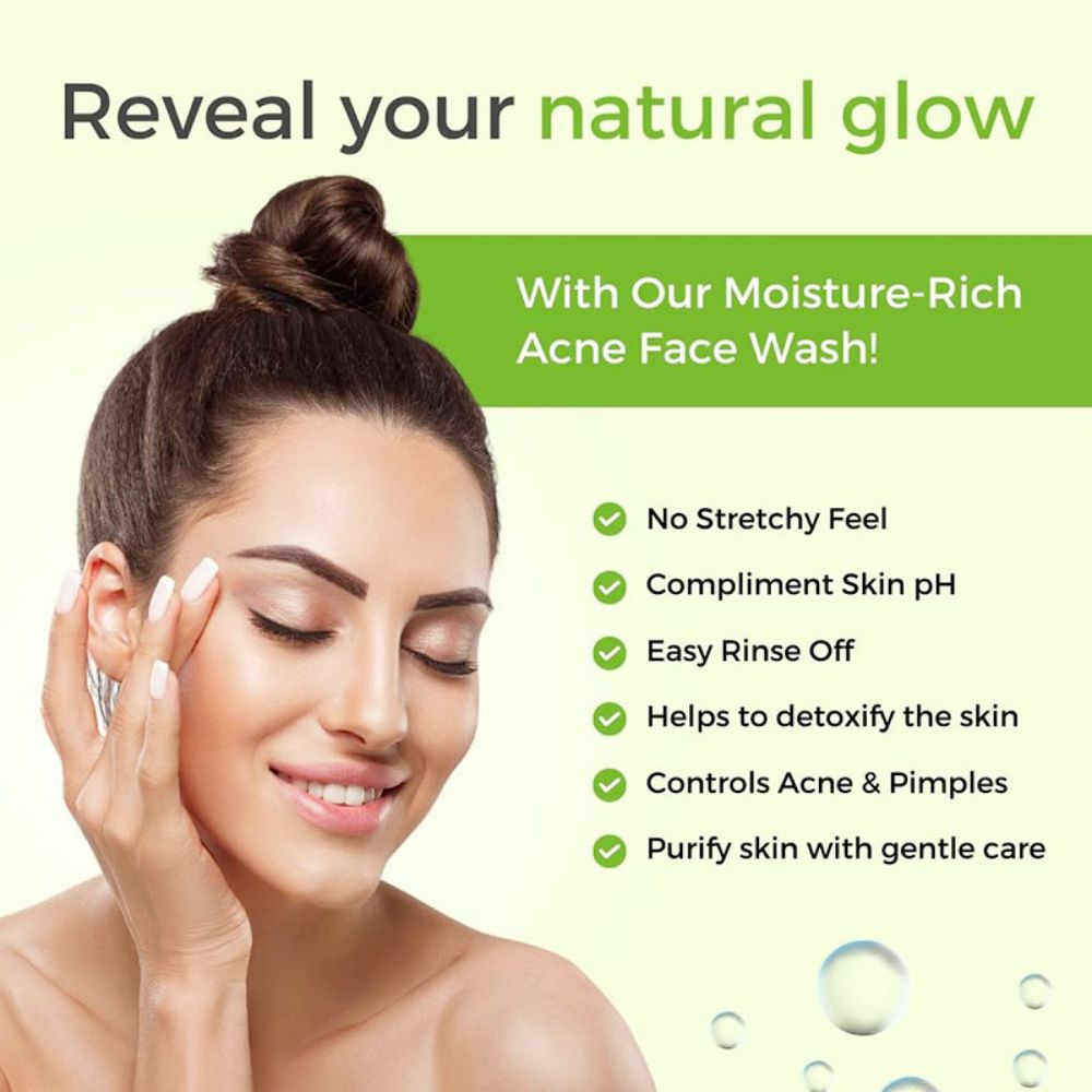 Prisa Organics Neem & Aloe Vera Purifying Face Wash 100ml