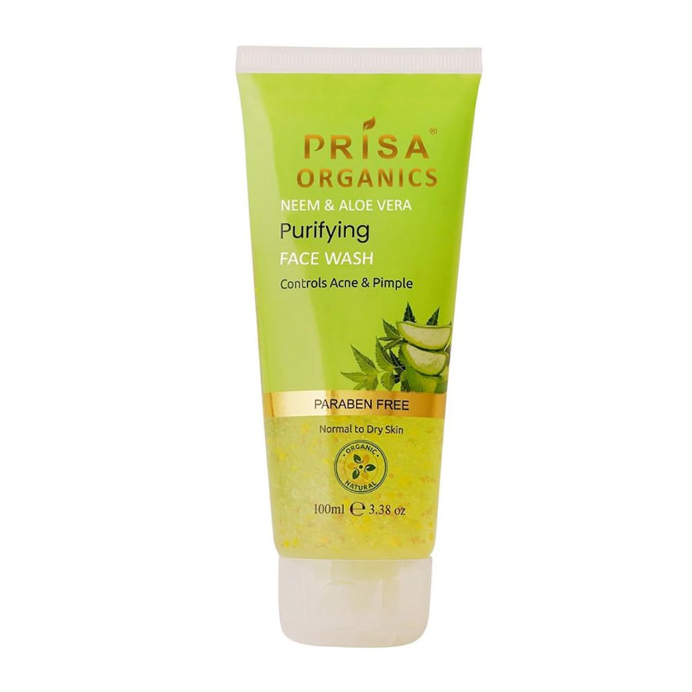 Prisa Organics Neem & Aloe Vera Purifying Face Wash 100ml