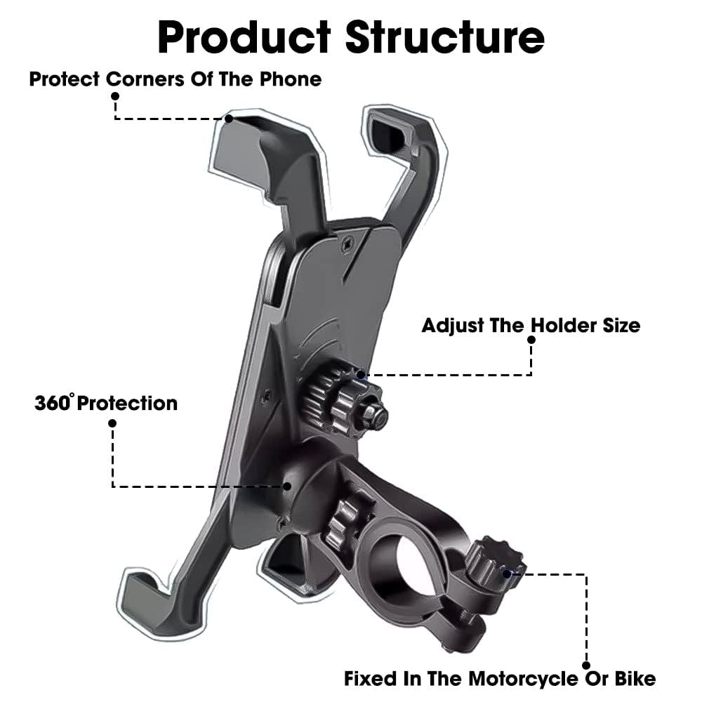 Waterproof Anti-shake Phone Mount for Bike