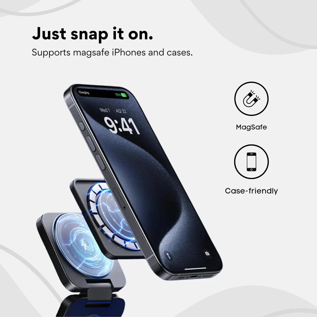 Cobra 3-in-1 Fast Wireless Charging Station