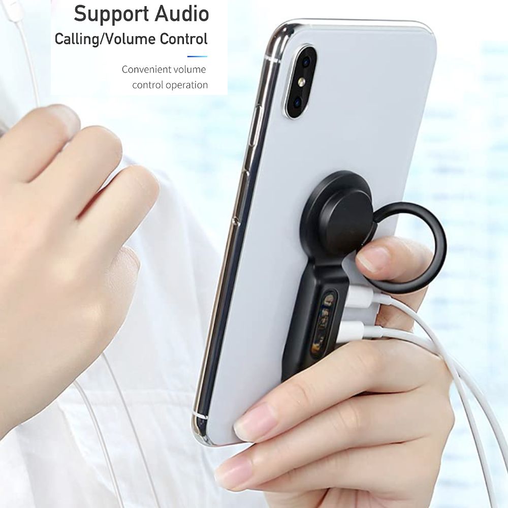 Digital Ring Holder with Audio & Charger Adapter