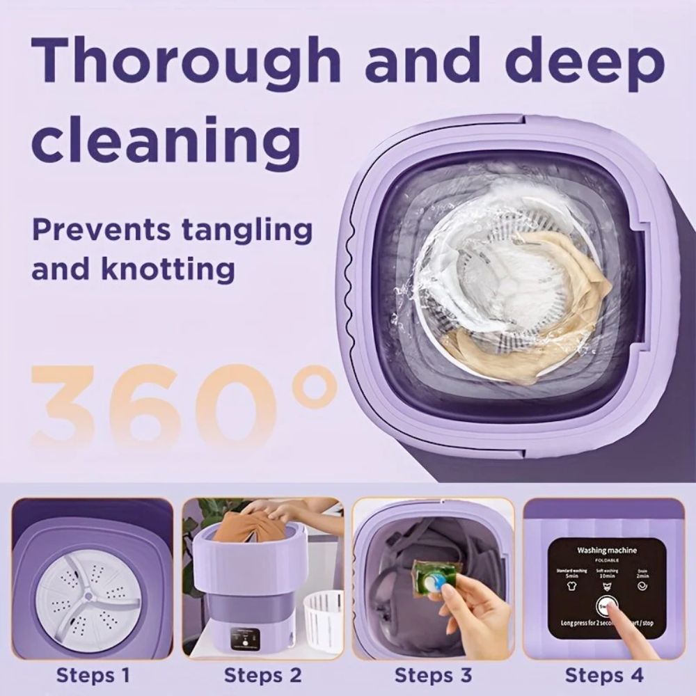 Portable Folding Washing Machine