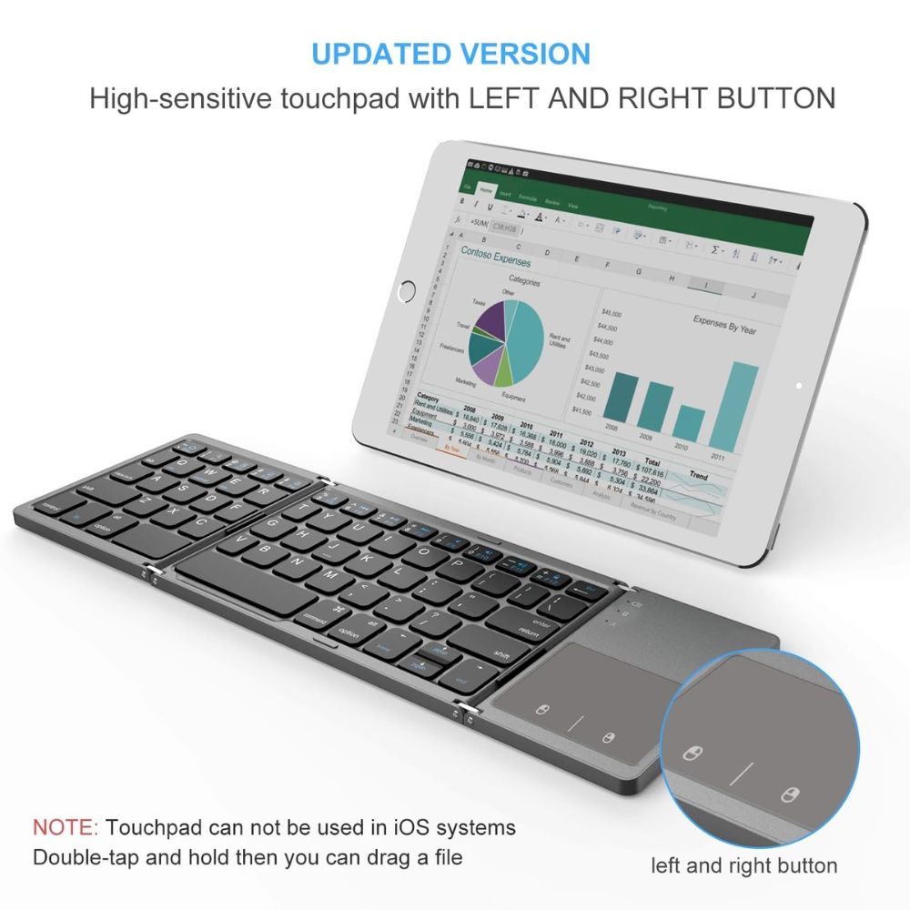 Foldable Bluetooth Keyboard
