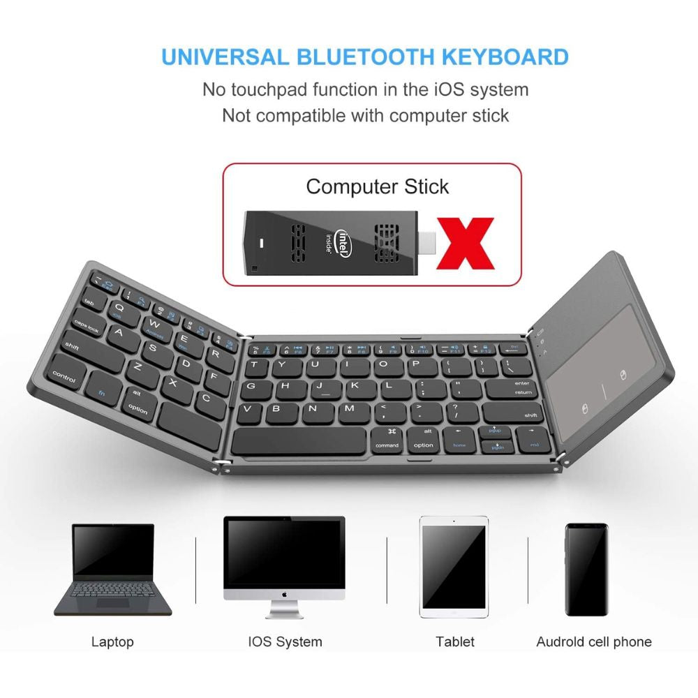 Foldable Bluetooth Keyboard