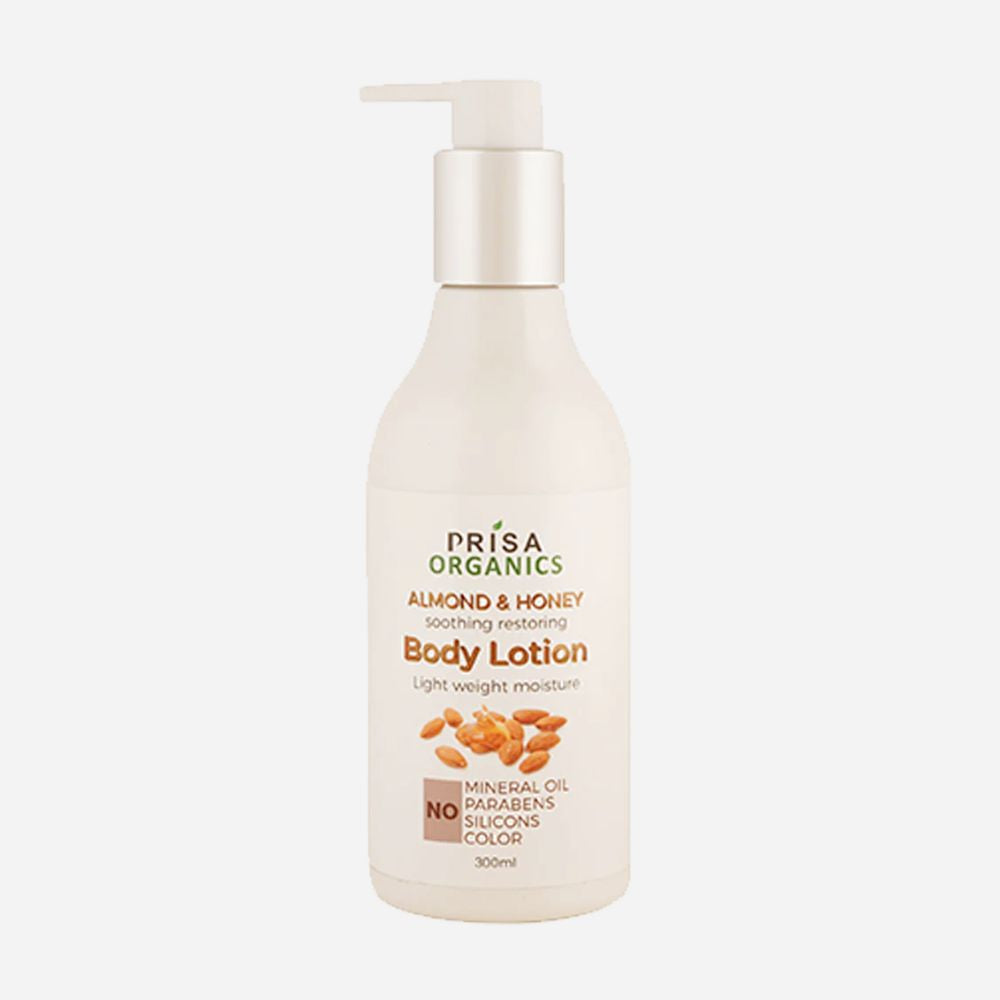 Almond & Honey Soothing Restoring Body Lotion Light Weight Moisture 300ml