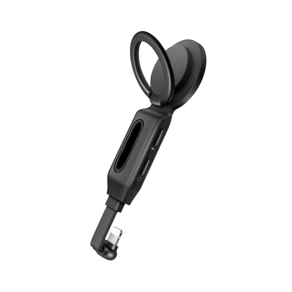 Digital Ring Holder with Audio & Charger Adapter