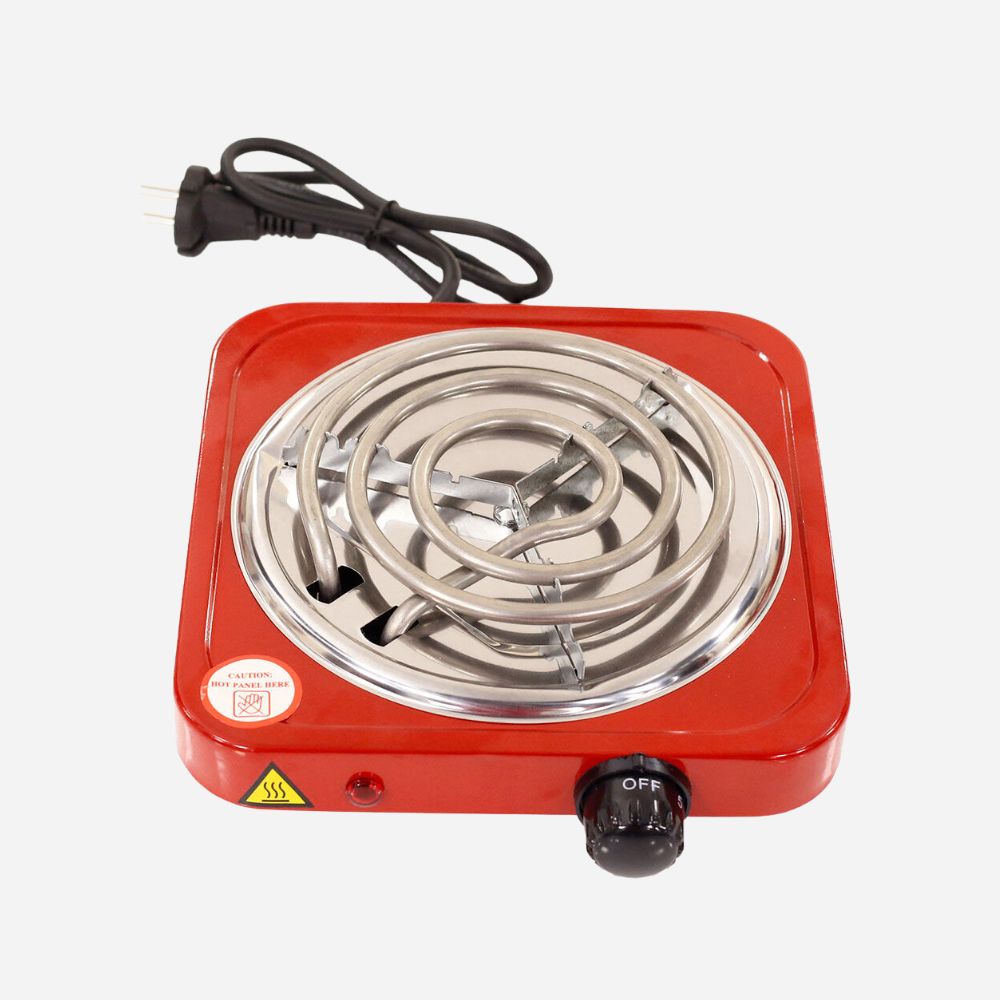 Electric Flameless Cooking Stove with Heat Adjustment