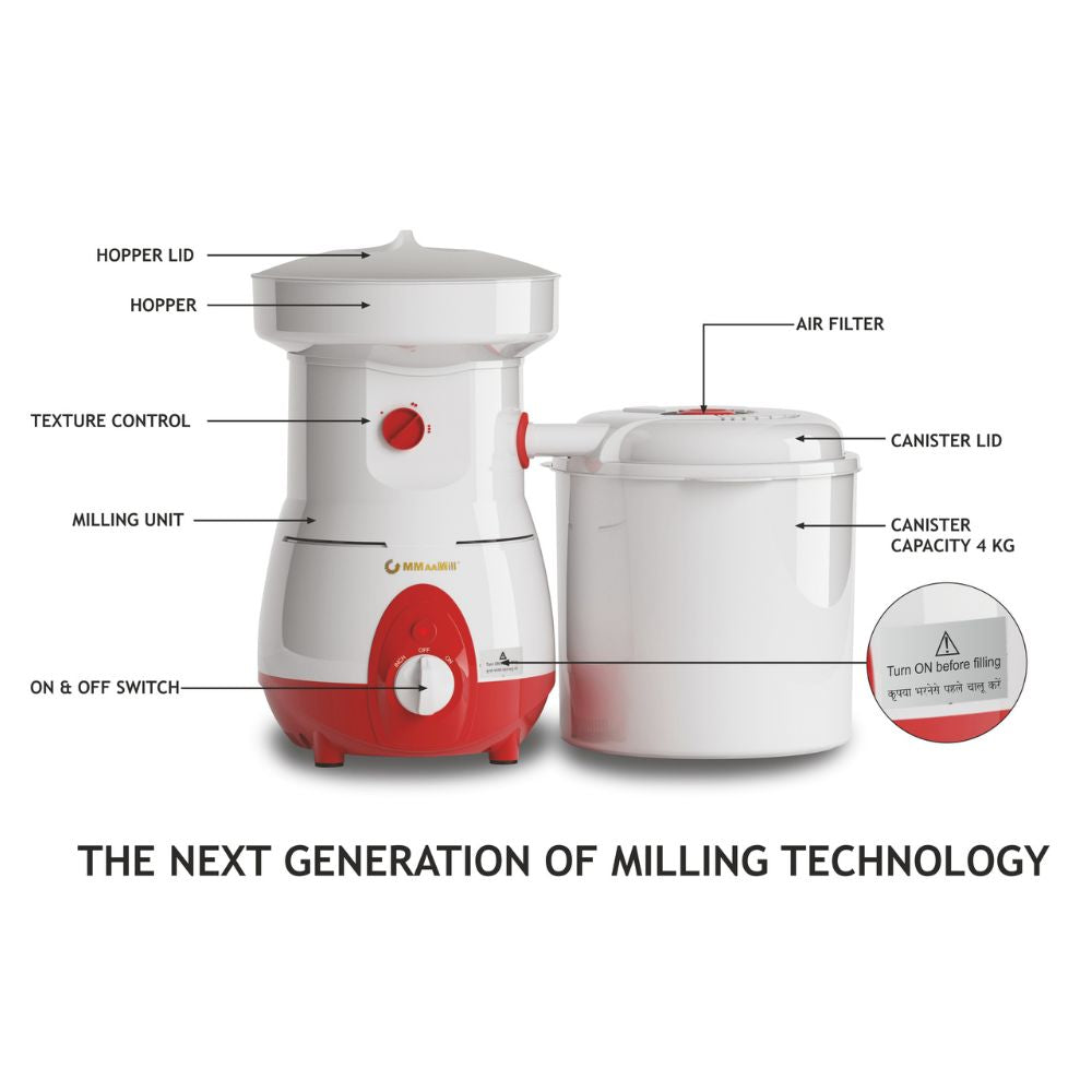 Mmaamill Multi Grain Home Mill (US/Canada 110Vac 10 Amps)