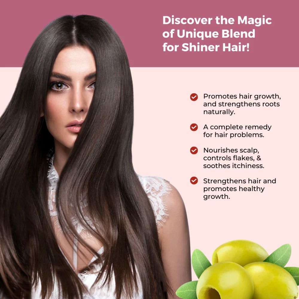 Prisa Organics Olive AloeVera Nourishing Shampoo with Conditioning, 200ml
