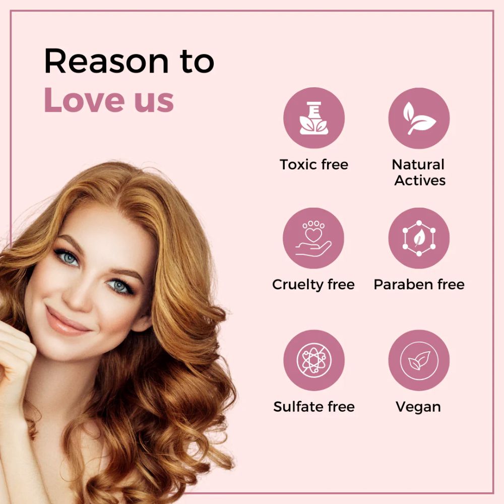 Onion Turmeric Shampoo With Conditioner For Hair Growth & Anti Hair fall, 200ml