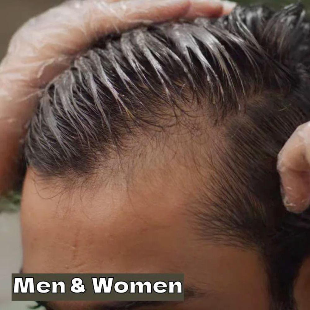 Permanent Hair Color Shampoo 180ml (black)