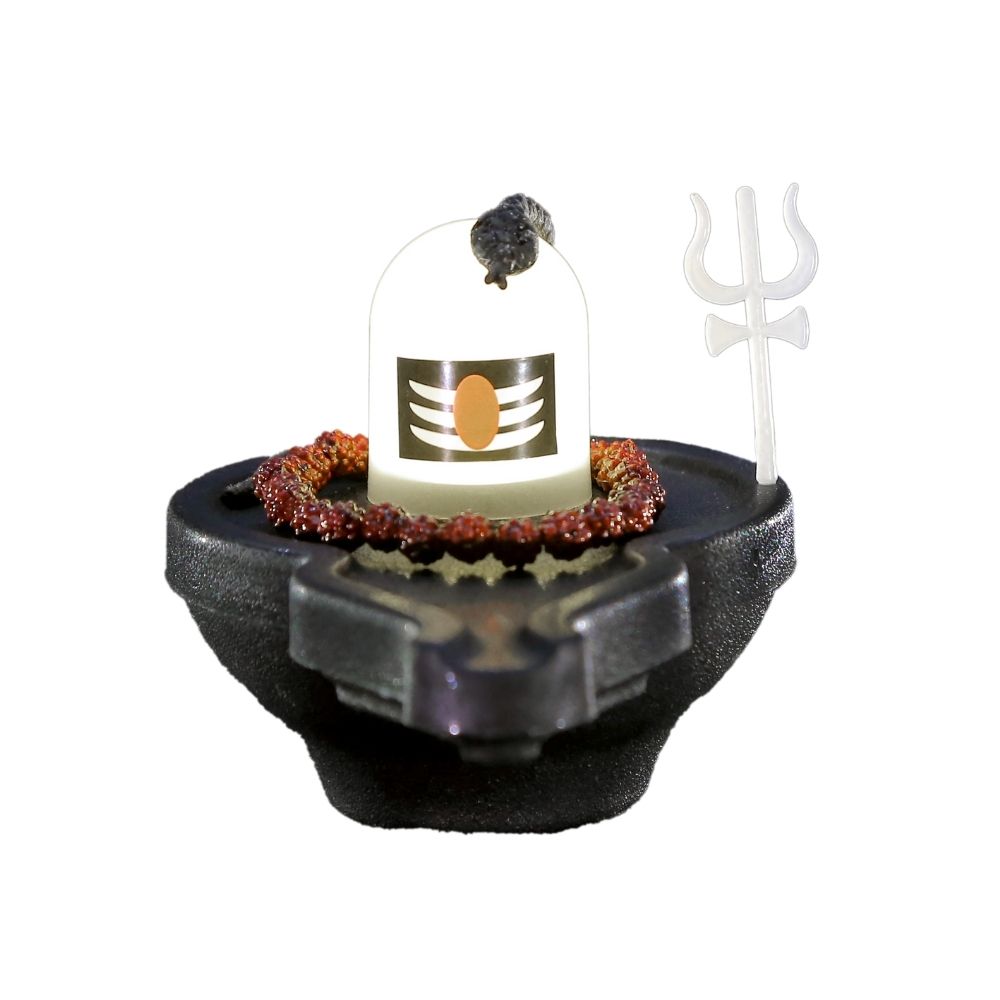 Rechargeable Glowing Shivling with Mantra Chanting Feature