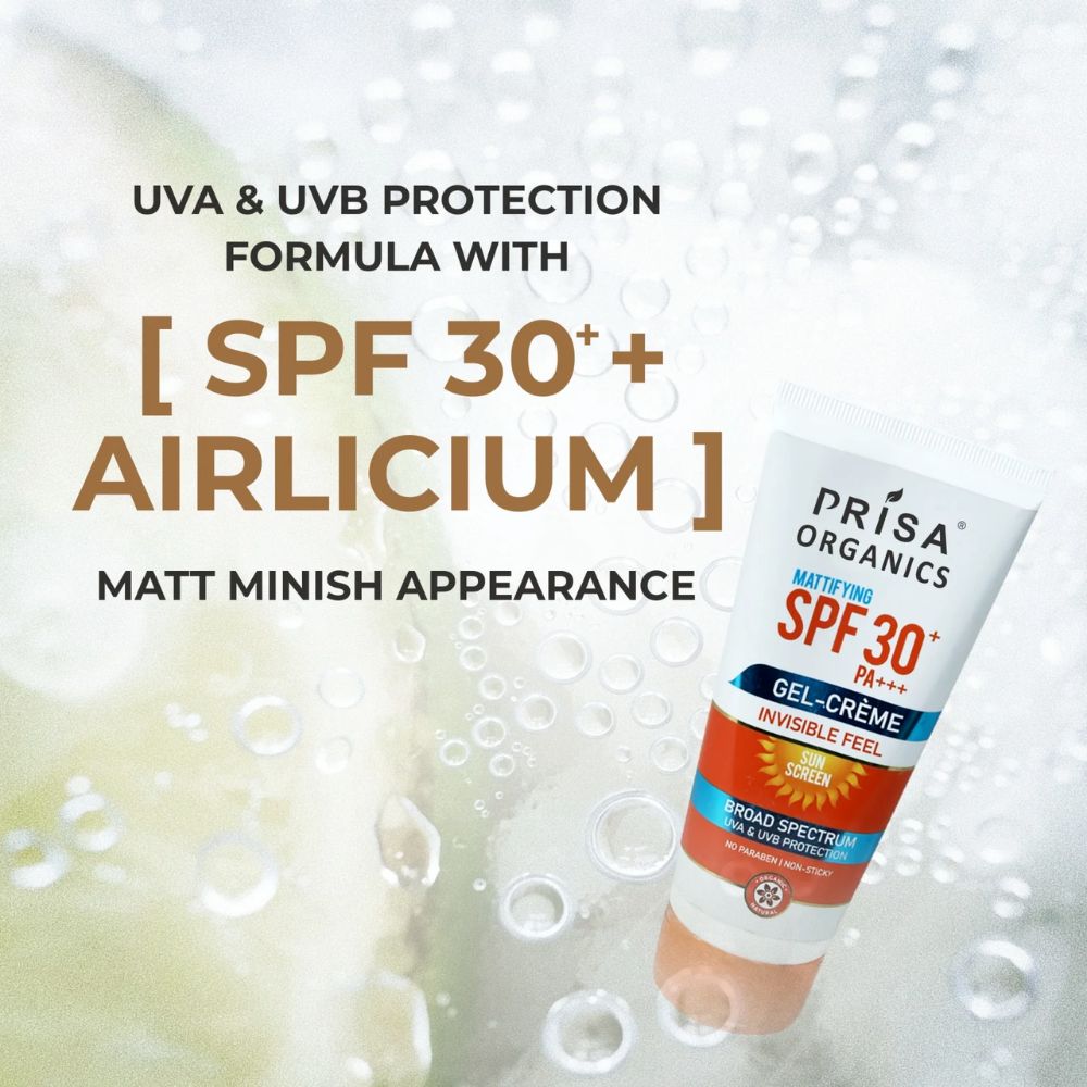 SPF 30 Sun Screen Gel Cream | Broad Spectrum UVA & UVB, PA+++ (100 g)