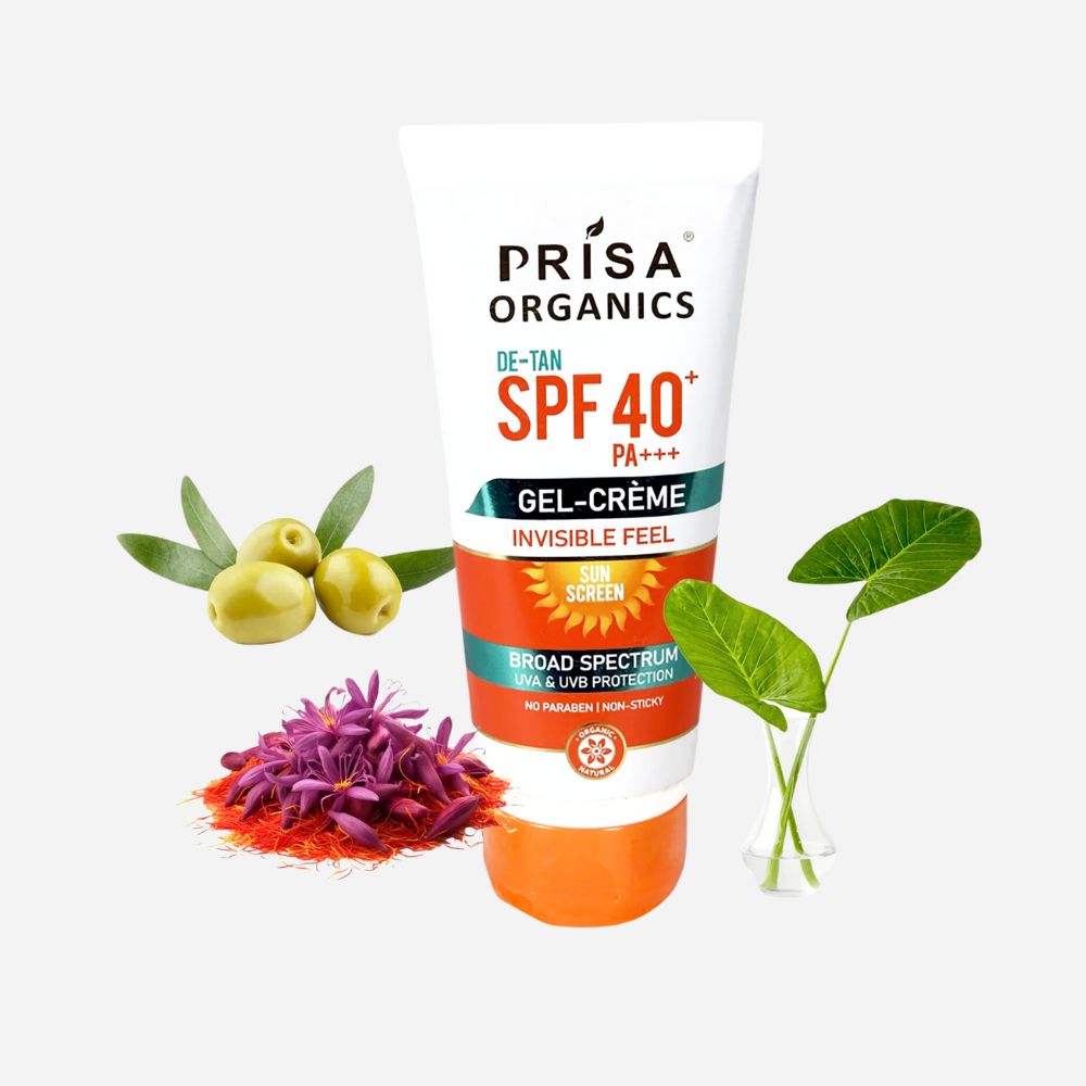 SPF 40 Sun Screen Gel Cream | Broad Spectrum UVA & UVB, PA+++ (100 g)