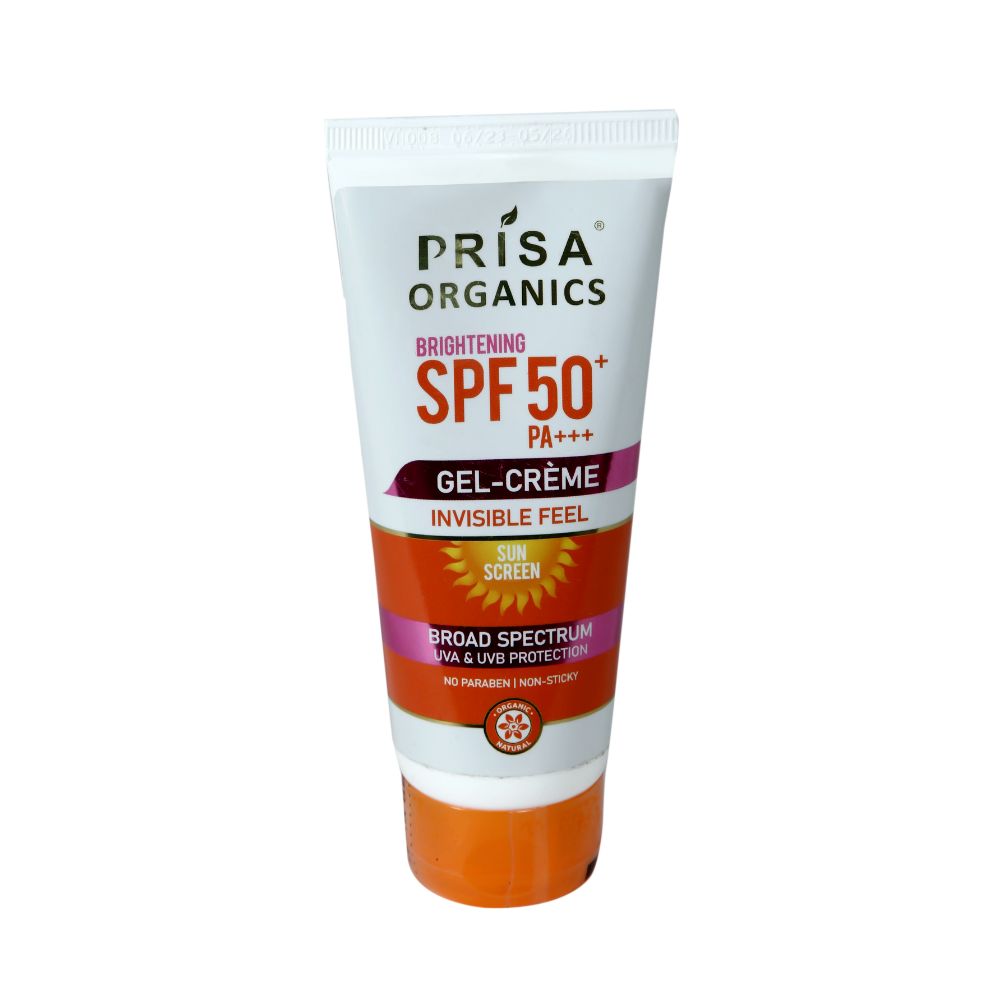 SPF 50 Sun Screen Gel Cream | Broad Spectrum UVA & UVB, PA+++ (100 g)