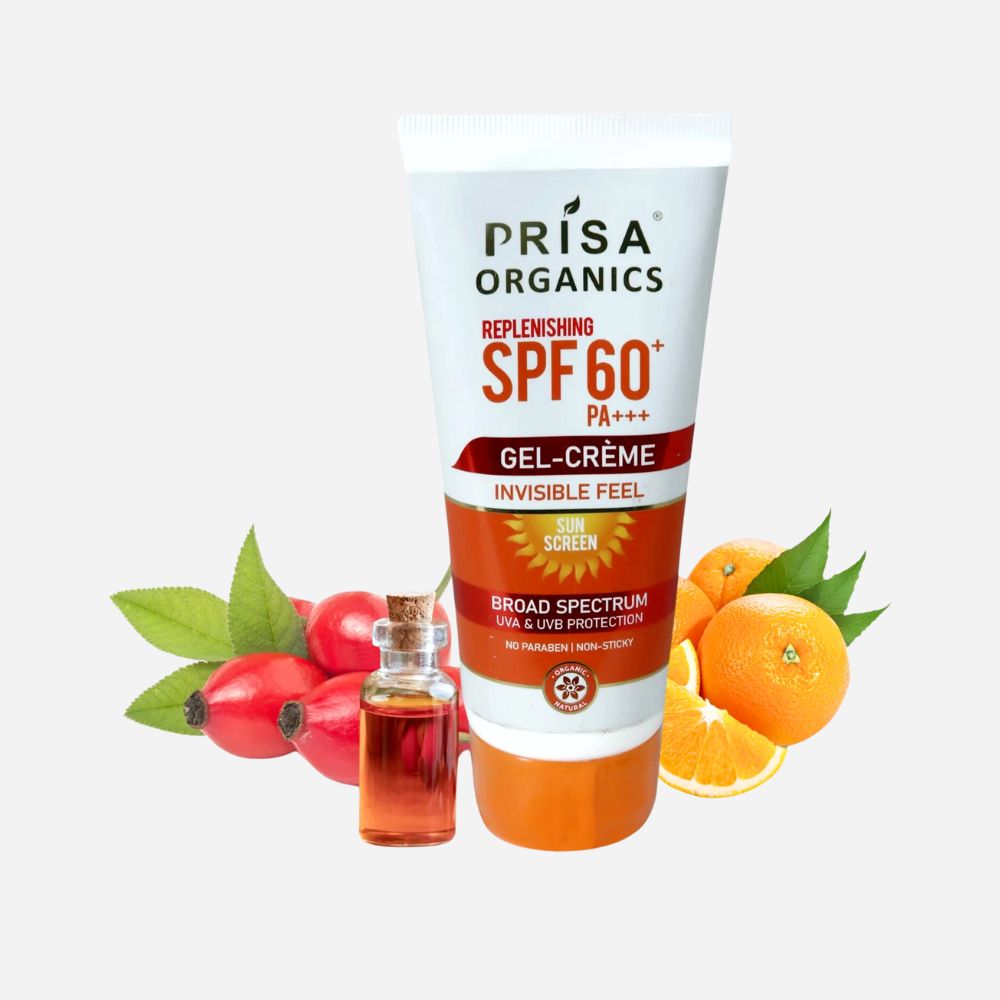 SPF 60 Sun Screen Gel Cream | Broad Spectrum UVA & UVB, PA+++ (100 g)
