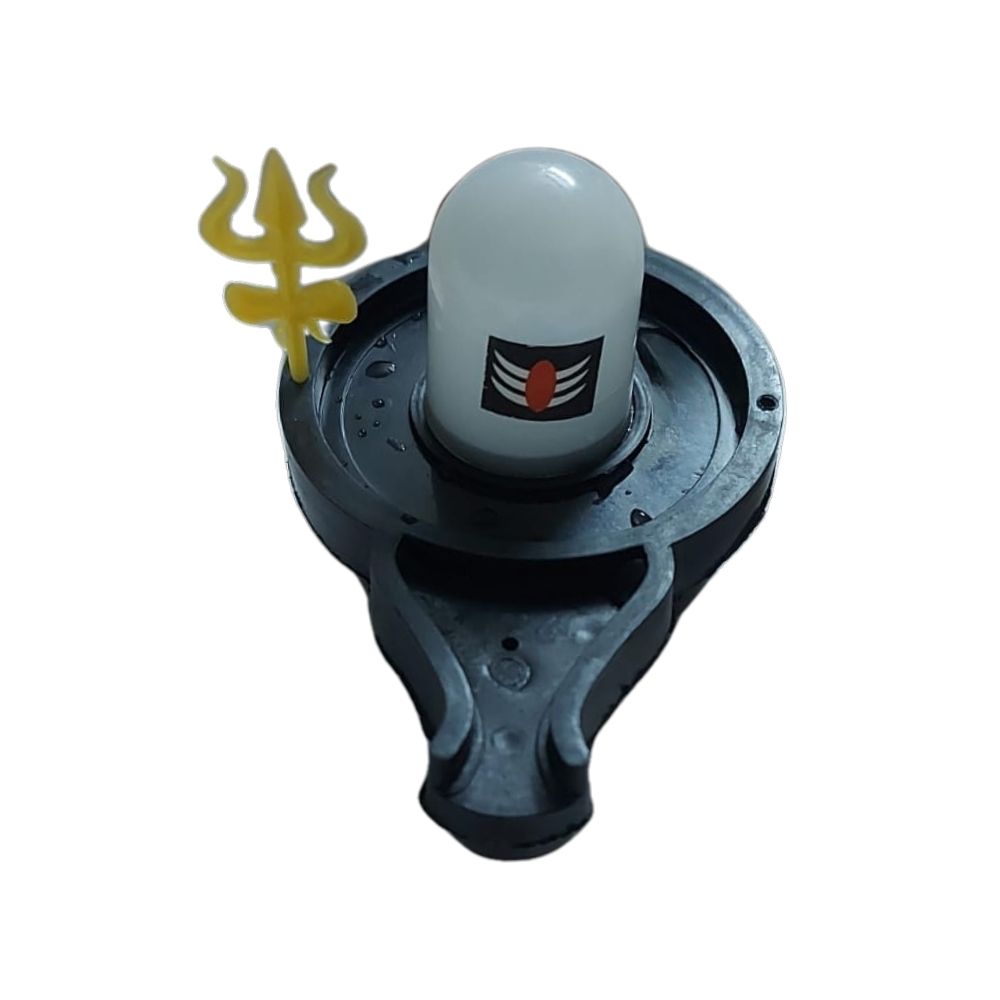 Water Sensor Glowing Shivling with Trishul