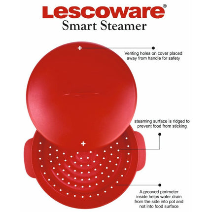 Lesco 3 Layer Gas Steamer with 2 Idli Stands and 1 Appam Stand