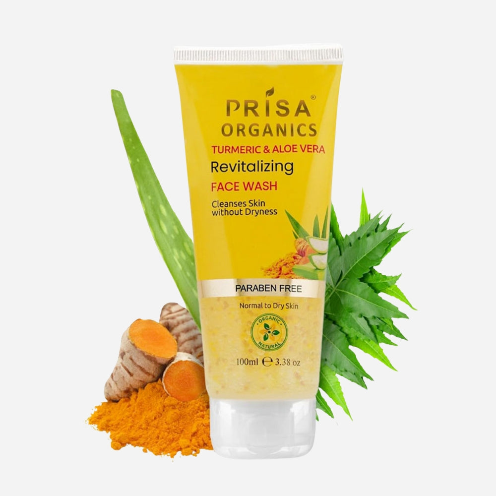 Prisa Organics Turmeric & Aloevera Revitalizing Face Wash