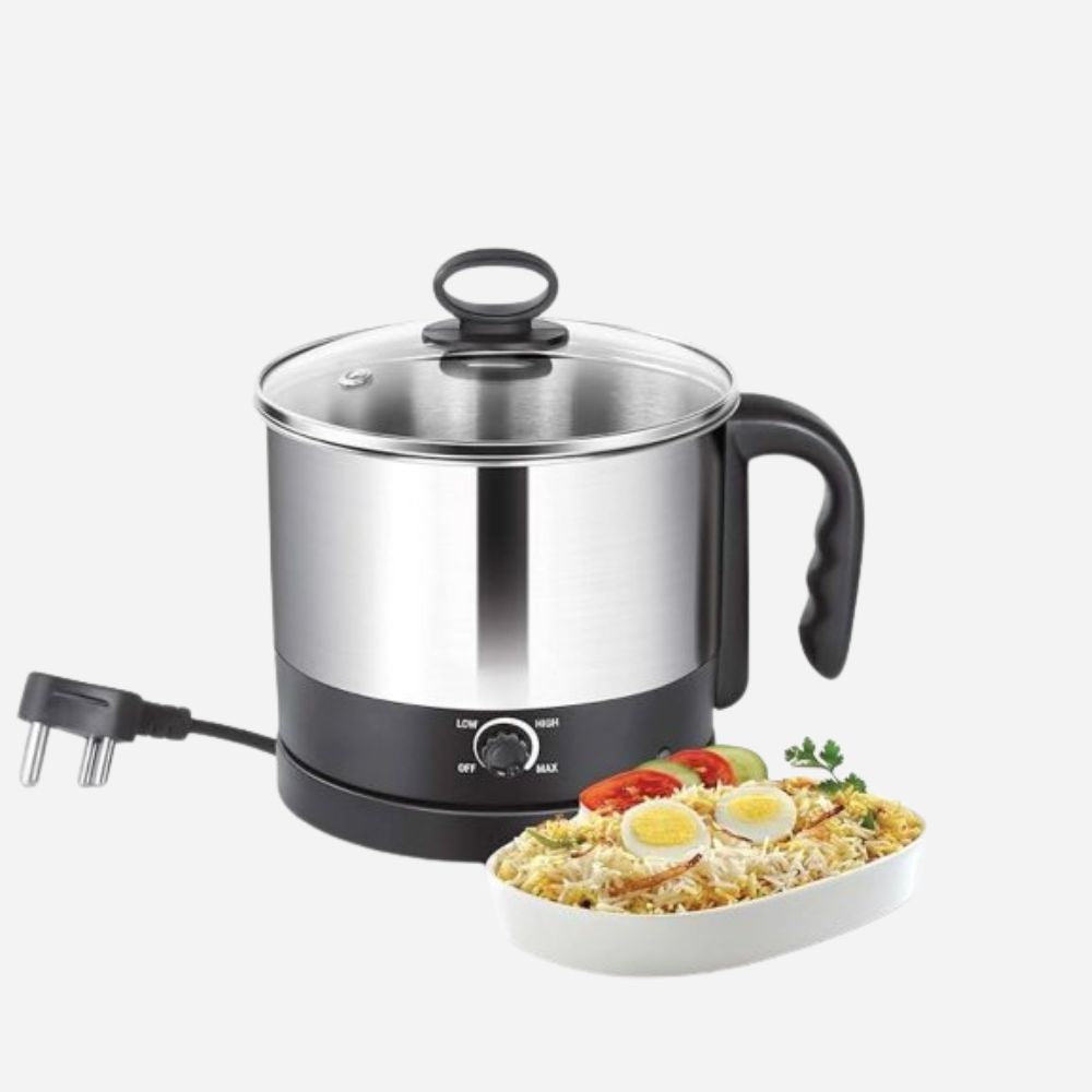 Multipurpose Electric Steel Cooking Pot