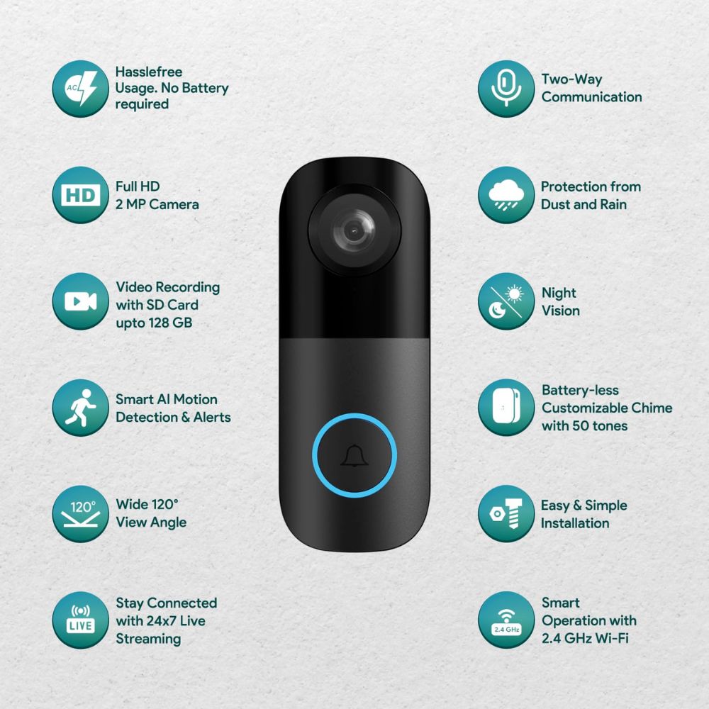 Wireless Doorbell With Camera
