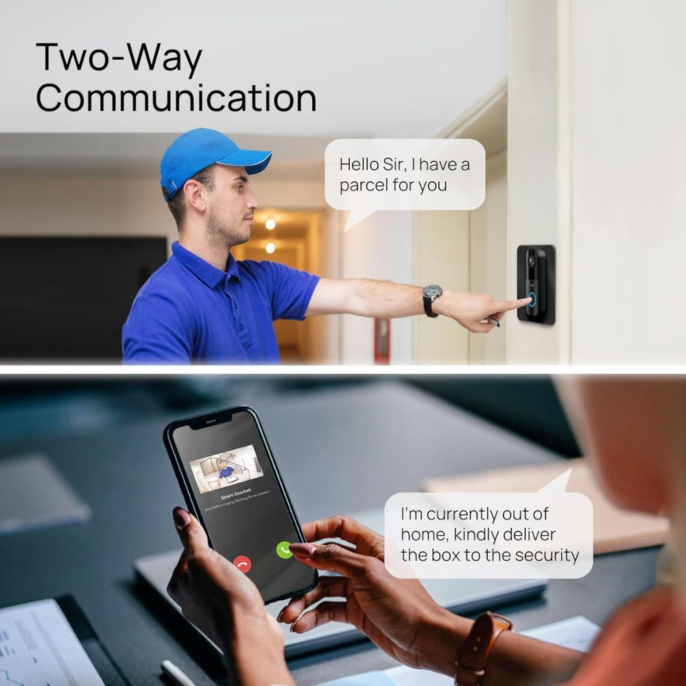 Wireless Doorbell With Camera