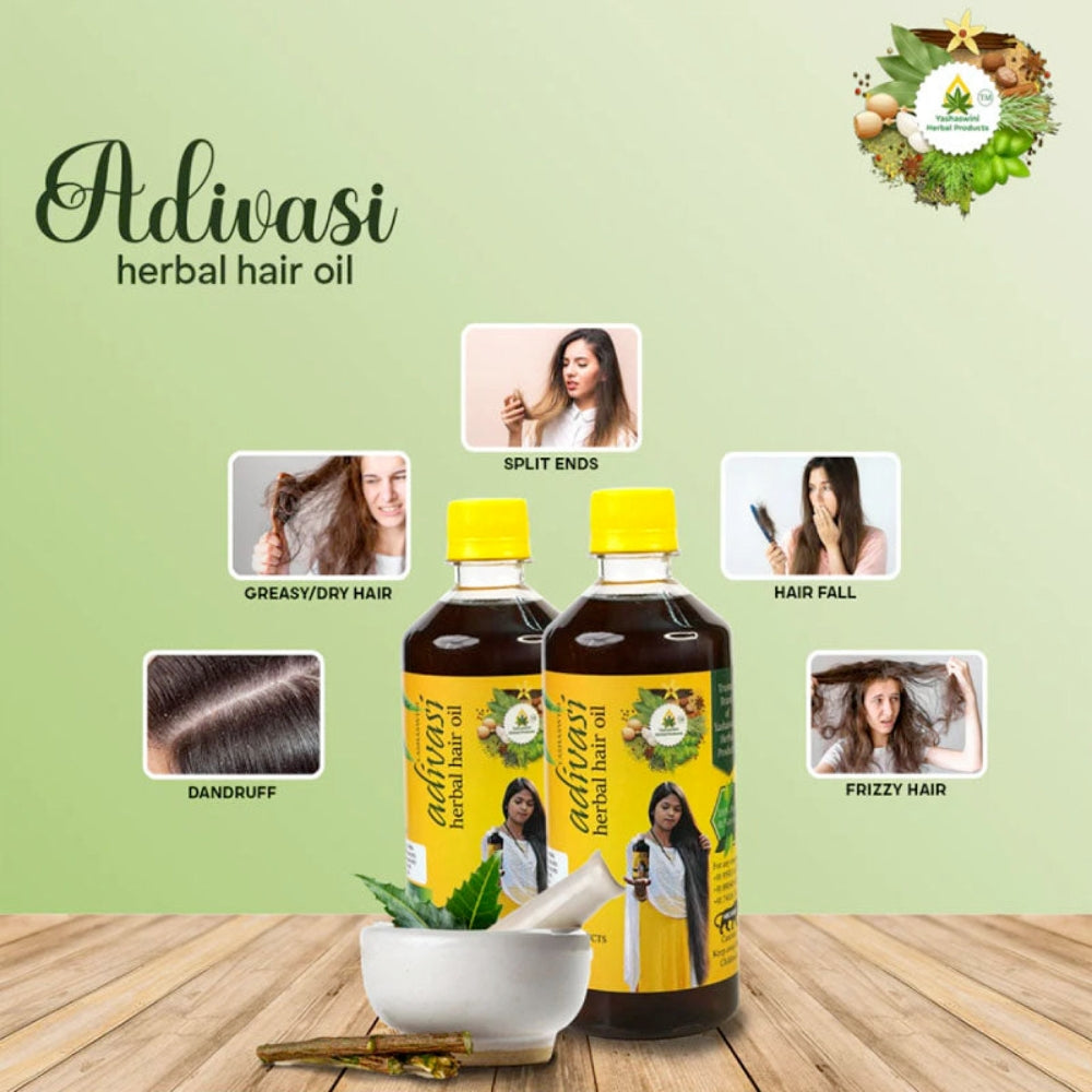Adivasi Ayurvedic Hair Oil For Hair Growth (250ml)