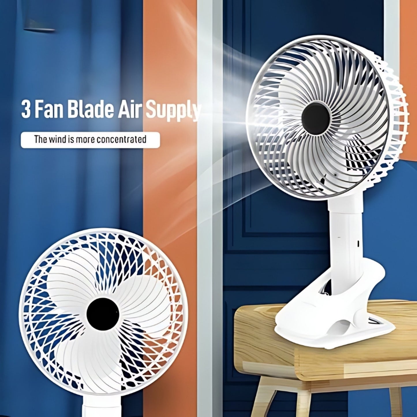 Portable Clip On Table Fan
