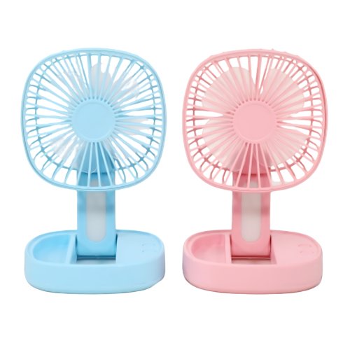 Rechargeable Portable Fan with Light