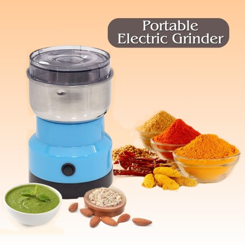 Powerful Portable Electric Grinder (Blue, Orange)