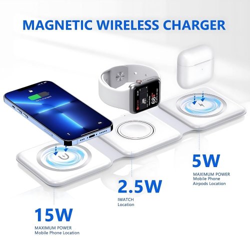 3 in 1 Magnetic Foldable Charger