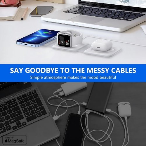 3 in 1 Magnetic Foldable Charger