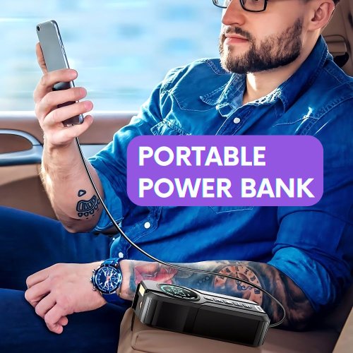 Electric Air Pump With Power Bank