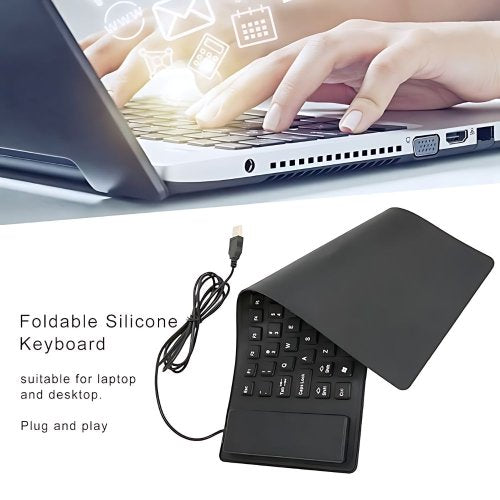 Waterproof & Foldable keyboard