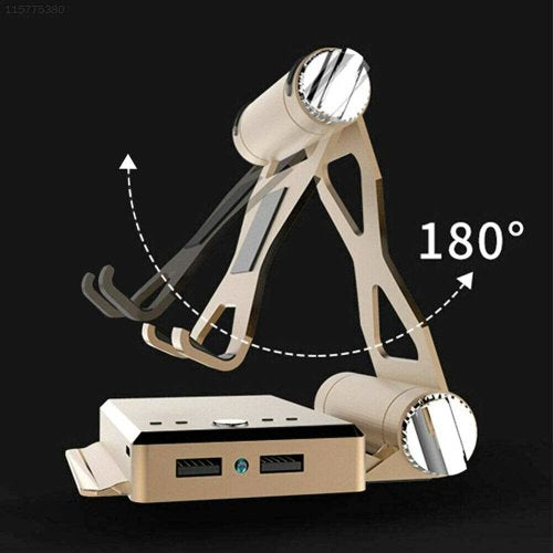 4 In 1 Foldable Mobile Stand With Power Bank And Speaker