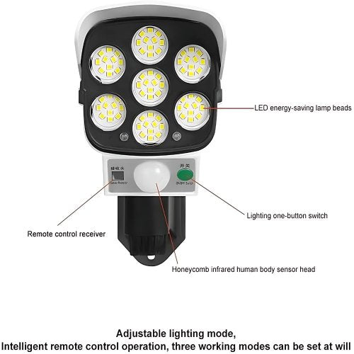 Solar Waterproof Security Light Camera Dummy