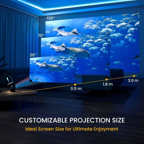 Portronics Portable Smart & Rechargeable Projector