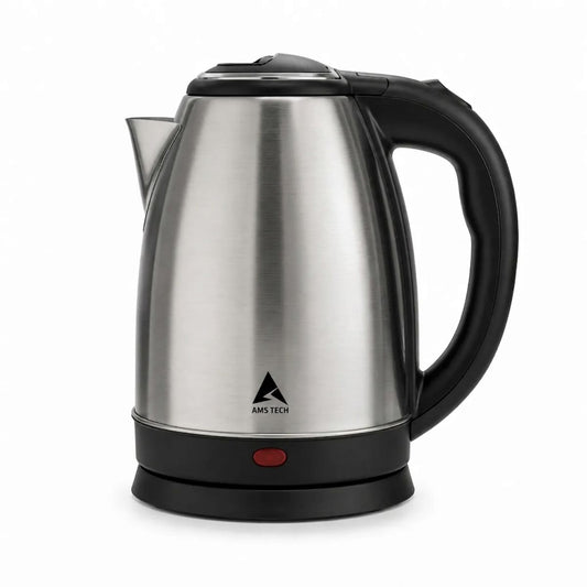 AMSTECH 1.5L Electric Kettle | 1500W | Stainless Steel Body | Auto Shut-Off | 1 Year Warranty