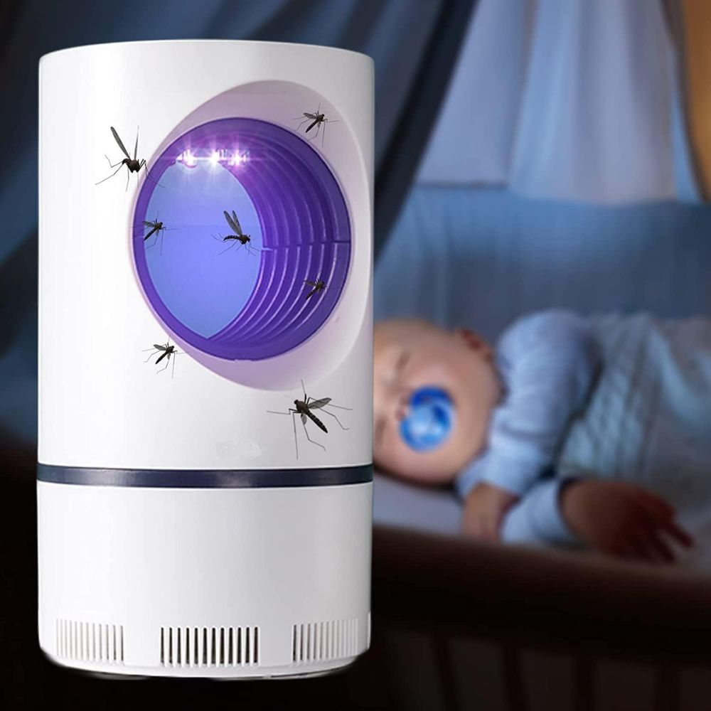 Electric Mosquito Killer Trap Night Lamp | USB Powered UV Bug Trap | Silent Indoor Protection