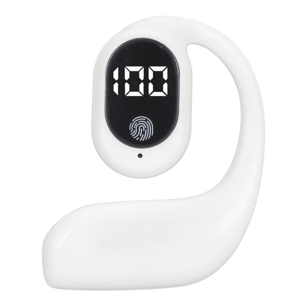 Clip-On Wireless Bluetooth Calling Earphone with Display | Open Ear Design | Bluetooth 5.4