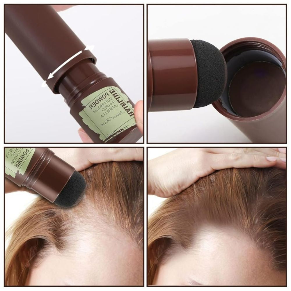 Instant Hair Colour Touch-Up (Pack of 2) | Quick Root Coverage | Waterproof & Sweatproof (Black)