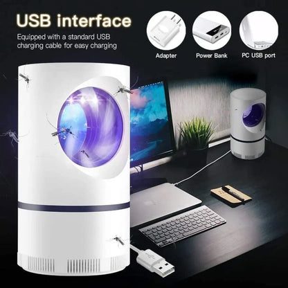 Electric Mosquito Killer Trap Night Lamp | USB Powered UV Bug Trap | Silent Indoor Protection