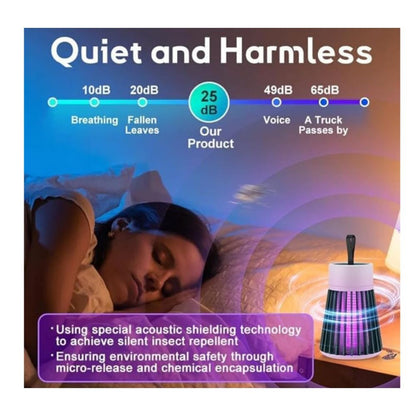 Electric Mosquito Killer Lamp with UV Light | USB Powered Portable Indoor Bug Trap