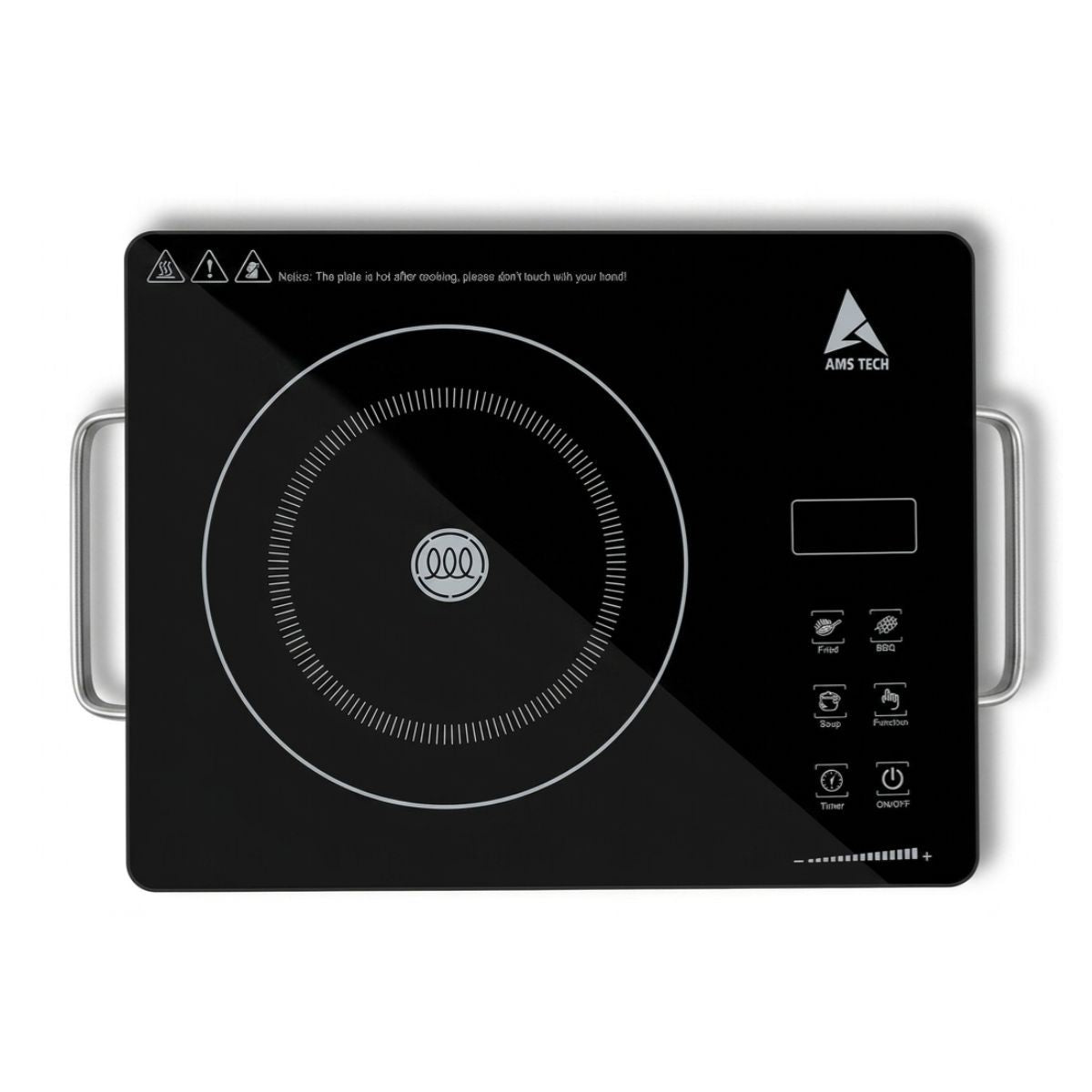 AMSTECH VEXA InfraCook 2000W | Infrared Cooktop | 4-Digit LED Display | 4 Hour Time | Super Heat Resistance | 1 Year Warranty at Dealers Point