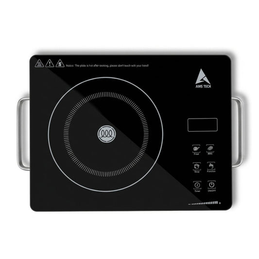 AMSTECH VEXA InfraCook 2000W | Infrared Cooktop | 4-Digit LED Display | 4 Hour Time | Super Heat Resistance | 1 Year Warranty at Dealers Point