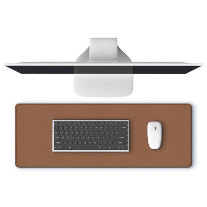 BEXT Leather Desk Pad Protector | PU Leather Non-Slip Office Desk Mat & Mouse Pad for Home and Office